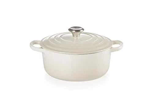 Le Creuset Bräter 20cm, meringue - Hochwertiger Gusseisen-Bräter mit 20cm Durchmesser, ideal für gleichmäßiges Garen und perfekte Ergebnisse in der Küche.