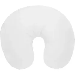 Traumschlaf Zwirn Jersey Bezug für Nackenhörnchen – Weiß in weiß von Traumschlaf