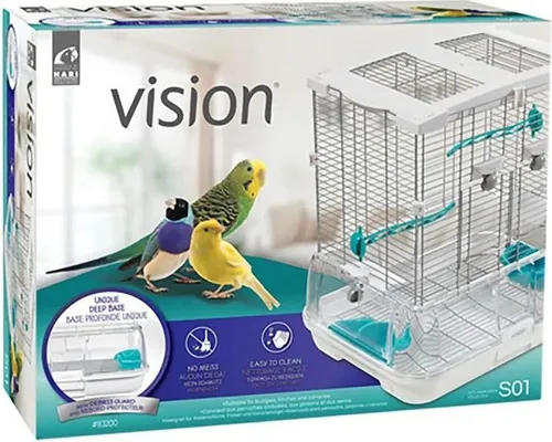 Hari S01 Vogelkäfig Weiß Weiß One Size von Hari