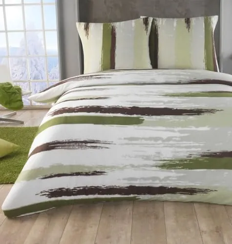 Warme Winter Thermo Fleece Bettwäsche 135x200 155x220 200x200 kuschelige Flausch Bettbezug + Kissenbezug 80x80, Größe:200x200 + 2X 80x80, Design - Motiv:Design 2