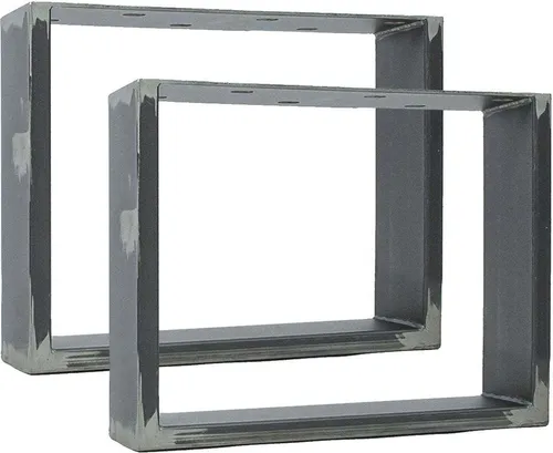 Natural Goods Berlin 2X Tisch-KUFEN | Metall Tisch-Beine für DIY-Projekte - Möbelfüße aus robustem Metall, ideal für individuelle DIY-Projekte wie Esstische oder Schreibtische. Einfache Montage und hohe Stabilität durch hochwertige Pulverbeschichtung.