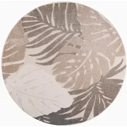 Sanat Teppich Floral Outdoor, rund von Novel