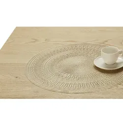 Platzset   , gold , Kunststoff , Maße (cm): H: 0,2  Ø: 38 in gold von Möbel Kraft