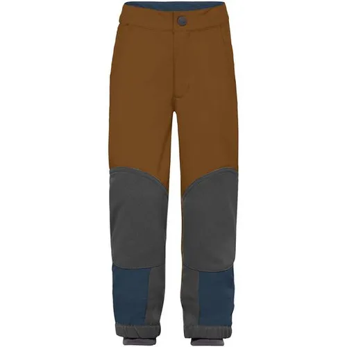 Vaude Kid's Caprea Stretch SF Pants - Trekkinghose für Kinder - Elastische Trekkinghose in Braun für Kinder (Gr 146/152) mit Stretch und UV-Schutz; ideal für Outdoor-Aktivitäten wie Wandern und Trekking. Hochwertiges Material für besten Tragekomfort!