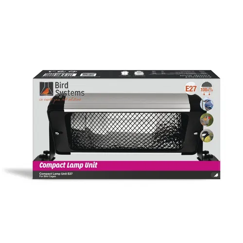 Reptile Systems E27 Kompaktleuchte mit Reflektor für Reptilien 30cm - Sonstige, optimale Lichtverteilung für ein gesundes Terrarienklima und das Wohlbefinden Ihrer Reptilien.