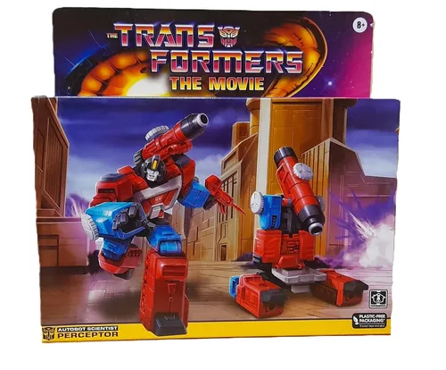 The Transformers: The Movie Figurine Retro Perceptor 14 cm - Actionfiguren für Kinder, detailgetreue Retro-Figur von Perceptor, perfekt für Sammler und Fans der Transformers-Serie.