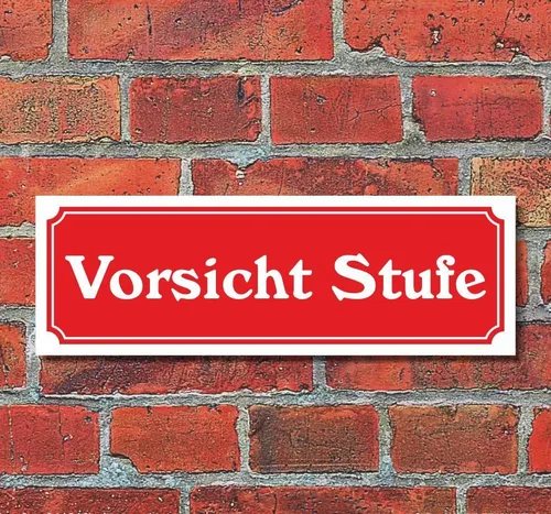 Schild im Straßenschild-Design
