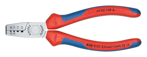 Knipex Crimpzange 97 62 145 A - für Aderendhülsen 0,25