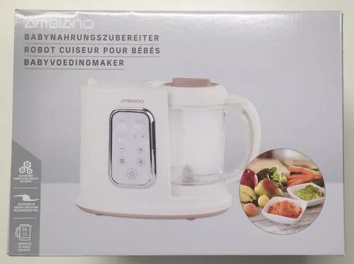 AMBIANO® Babynahrungszubereiter 1000 ml mit Edelstahlmesser