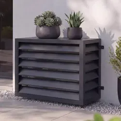 Verkleidung für Klimaanlage/Wärmetauscher MCW-O43 – elegante Abdeckung aus Metall