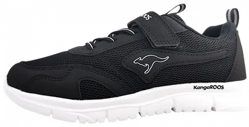 KangaRoos K-ETK Rooz EV Laufschuh Schwarz Gr. 35 - Stylischer Laufschuh für Kinder, Modell K-ETK Rooz EV, mit leichtem Mesh-Obermaterial und praktischem Klettverschluss für einfaches Anziehen.