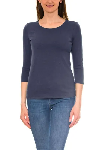 Alkato Longshirt Alkato Damen Shirt 3/4 Arm mit Rundhals