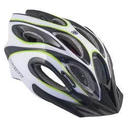 AUTHOR Skiff MTB Fahrradhelm mit Insektenschutz in grün von A AUTHOR