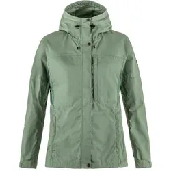 Fjällräven Kaipak Jacket W patina green (614) L – Vielseitige Damenjacke - Die Fjällräven Kaipak Jacket W ist aus robustem G-1000 Material gefertigt und bietet Wind- und Wetterbeständigkeit. Perfekt für Trekking und Freizeit mit verstellbarer Kapuze und mehreren Taschen.