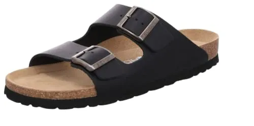 Rohde Herren, Männer, Sandalen,verbandschuhe,Therapie-Sandalen,Klett-Hausschuhe,SCHWARZ,48 EU / 12.5 UK