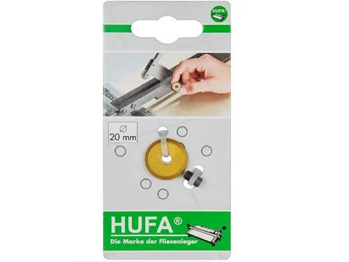 HaWe 213.07 Ersatzrädchen HUFA TiN Ø20mm mit Achse für Fliesenschneider #857757
