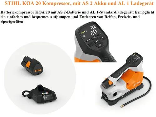 STIHL Akku-Kompressor KOA 20 Set von STIHL