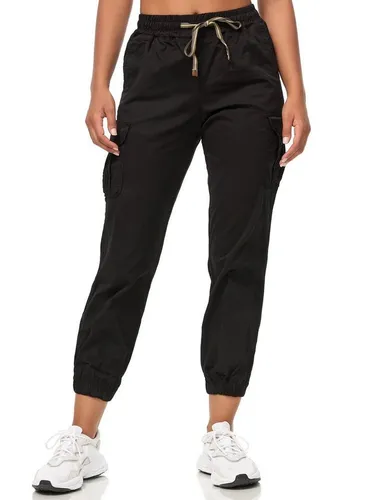 Tazzio Cargohose F600 - Modische Cargo Hose mit Cargotaschen in Schwarz XXL - Wanderhosen mit praktischen Cargotaschen, aus 97% Baumwolle und 3% Elasthan für optimalen Tragekomfort und Flexibilität.