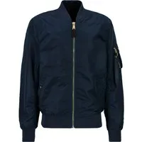 Alpha Industries MA-1 VF LW Bomberjacke für Herren - Blau S - Funktionsjacke aus 100% Nylon, leicht und ideal für den Alltag, kombiniert Stil mit Funktionalität.