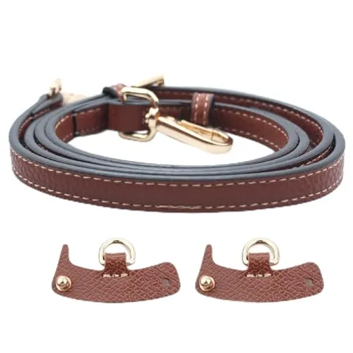 GZDAOXIA schulterriemen für taschen,Schultergurt für Tasche Damen,längenverstellbarer Ersatzriemen aus Leder,Taschengurte No-Punch Transformationszubehör,Schulterriemen aus Leder(tiefrot)