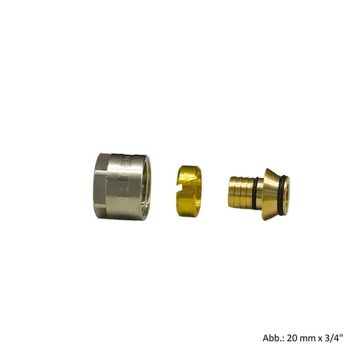 Geberit Mepla Direktverschraubung, Typ Eurokonus, 16 mm x 3/4