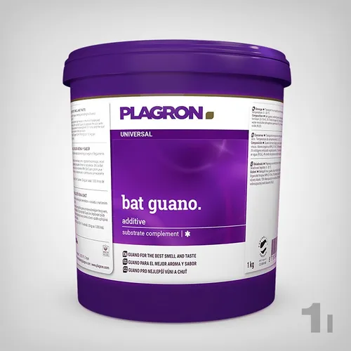 Plagron Bat Guano 1L - Bio Bodendünger für maximale Blüte & Erträge NPK 3-15-4