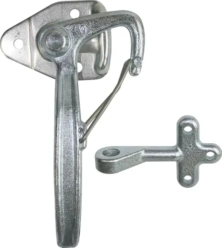 Winkelhebelverschluss Bordwandverschluss Links Gr. 0 mit Einfallöse Gegenhalter