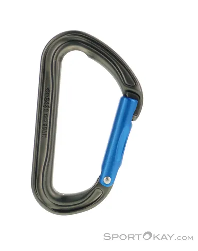DMM Shadow Straight Gate Schnappkarabiner-Blau-One Size in blau von DMM