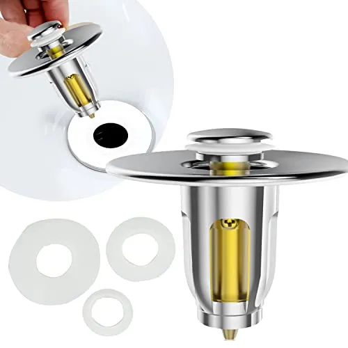 Universal Waschbeckenstöpsel Bullet-Core Push-Type für Bad und Küche