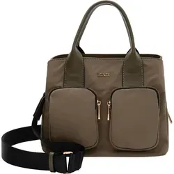 L. CREDI Penelope Handtasche - Elegante Handtasche mit abnehmbarem Schulterriemen und durchdachter Innenausstattung für perfekte Organisation. Maße: 28x22x14 cm, standfest und praktisch im Alltag.