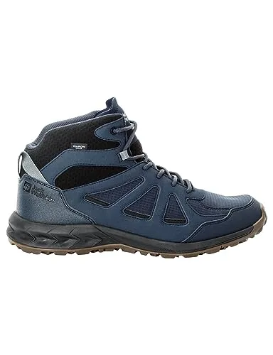 Jack Wolfskin Herren Woodland 2 Texapore MID M Wanderschuh - Wanderschuhe mit wasserdichter Texapore-Membran, ideal für anspruchsvolle Wanderungen und jedes Wetter.