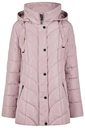 Lebek Funktionsjacke mit Kapuze 505 dusty rose Größe 44 - Funktionsjacke in modischem dusty rose, ideal für Outdoor-Aktivitäten und schützt vor Wind und Wetter.