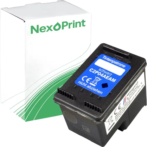 Ampertec Kompatible Tinte ersetzt HP C2P04AE 62 schwarz NL044409