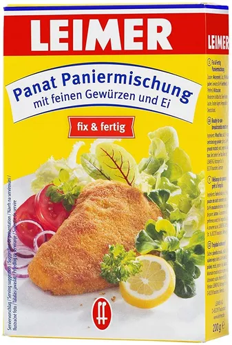 Leimer Panat Paniermischung mit feinen Gewürzen und Ei 200g von Kochen
