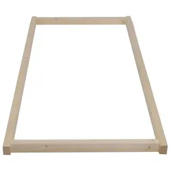 TUGA-Holztech Rollrost Auflagerahmen - Lattenrost für alle gängigen Betten ohne Auflager, aus unbehandeltem Natur-Fichtenholz, stabil und langlebig, ideal für optimalen Schlafkomfort.