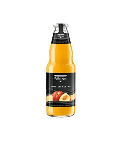 Mixcompany.de Bar & Glas Pfirsich Nektar 1L Flasche 2er Pack MEHRWEG