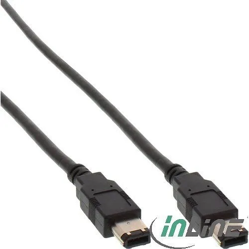 InLine FireWire Kabel, IEEE1394 6pol Stecker / Stecker, 5m