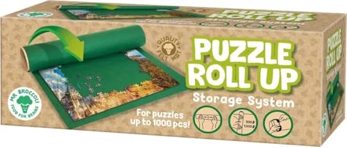 Mr. Broccoli Puzzle Roll Up Aufbewahrungssystem, für Puzzles bis 1000 Teile