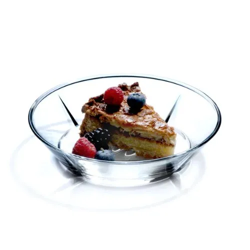Rosendahl Grand Cru Eisteller 4er Set - Elegante Dessertschalen aus bleifreiem Glas, ideal für Eis, Salate oder Desserts. Durchmesser 15 cm, Höhe 5 cm - perfekt für stilvolle Anlässe.