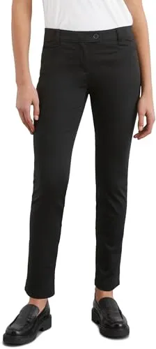 Marc O'Polo Damen Chinohose Slim Fit - Schwarz (Black) 36 - Damen-Hosen mit Stretch-Anteil für optimale Bewegungsfreiheit, sportliche Eleganz im klassischen Fünf-Taschen-Stil für vielseitige Kombinationsmöglichkeiten.