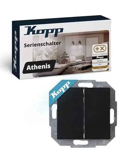 Lichtschalter Schwarz von Kopp