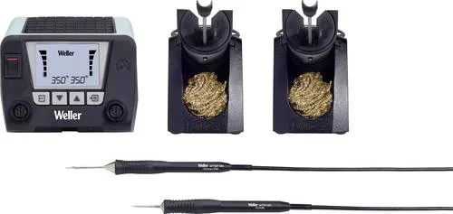 Weller WT2022M 2-Kanal Mikro Lötset, 150 W - Lötgeräte, kompakte und leistungsstarke Lötstation für Mikro- und Standardlötaufgaben mit extrem kurzen Aufheizzeiten und hoher Flexibilität.
