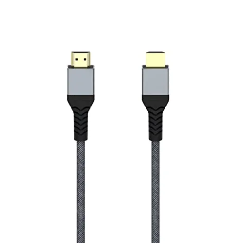 Hama 00305150 Ultra High Speed HDMI-Kabel Stecker-Stecker, 8K, Metall, 2m
