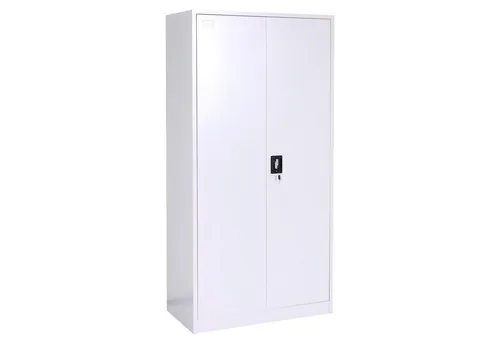 PROREGAL® Aktenschrank Büroschrank mit extra Schließfach HxBxT 185x90x45cm Metall Grau