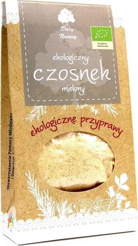 BIO GEMAHLENER KNOBLAUCH 50 g - GESCHENKE DER NATUR