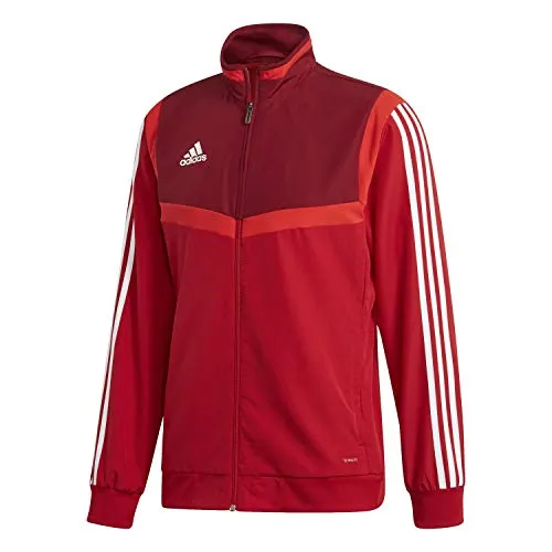 Adidas Tiro19 Pre Jkt Powred/Cburgu/White S in braun von adidas