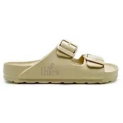 thies Unisex Ecofoam Sandale - 39 - Pannacotta - Bequeme thies ® Unisex Ecofoam Sandale aus hochwertigem EVA für vielseitige Einsätze. Leicht, wasserfest und pflegeleicht – ideal für Strand, Pool oder Zuhause. Das ergonomische Fußbett sorgt für angenehmen Tragekomfort.