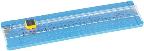 PEARL Papierschneidebrett: A4-Papierschneidemaschine mit Ersatzklinge (Fotoschneider, Schneidebrett Papier, Papierschneide)