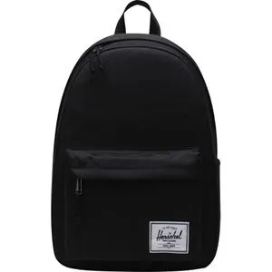 Herschel Rucksack Classic, schwarz mit Laptopfach - Stylischer Rucksack aus 100% recyceltem PET, ideal für Uni und Freizeit. Flexibles Fleece-Laptopfach bis 16 Zoll und praktisches Frontfach für schnellen Zugriff.