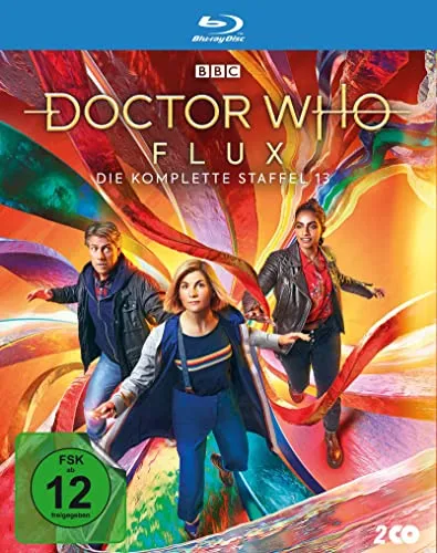 Doctor Who - Staffel 13: Flux [Blu-ray] - Sci-Fi-Serie, spannende Handlung mit Zeitreisen und außergewöhnlichen Charakteren, freigegeben ab 12 Jahren.
